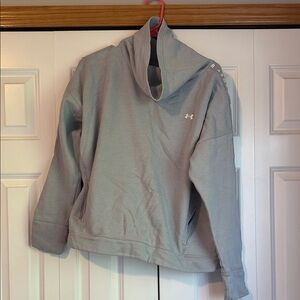 Under Armour Women's Light Gray Cowl Neck Sweater